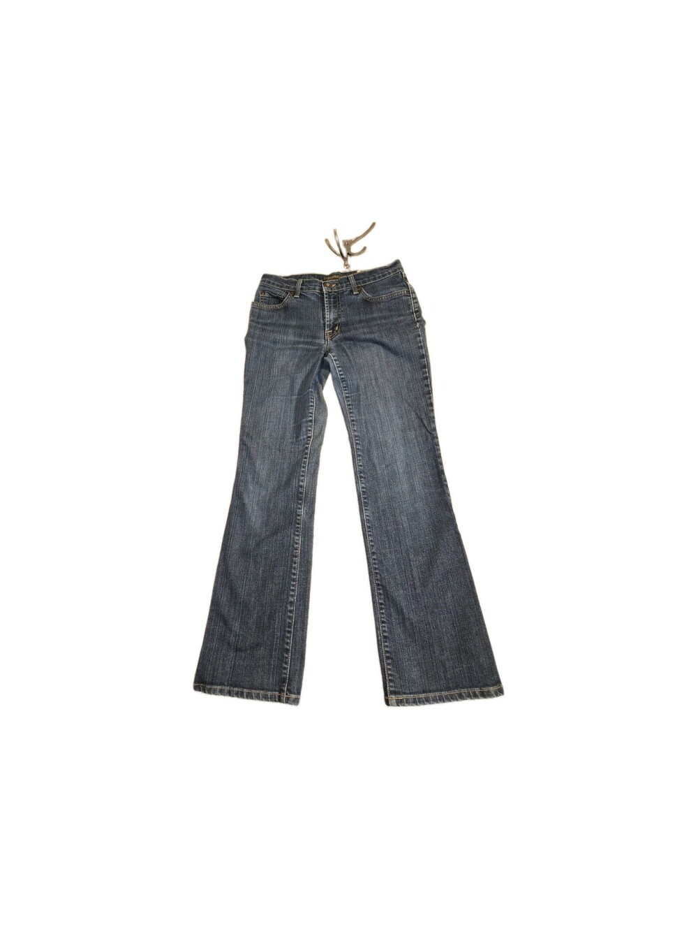 David Kahn Jeans Dark Wash Lauren Blue Boot Cut Size 28x29” Made in USA